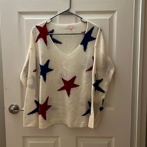 New Pink Lily stars sweater